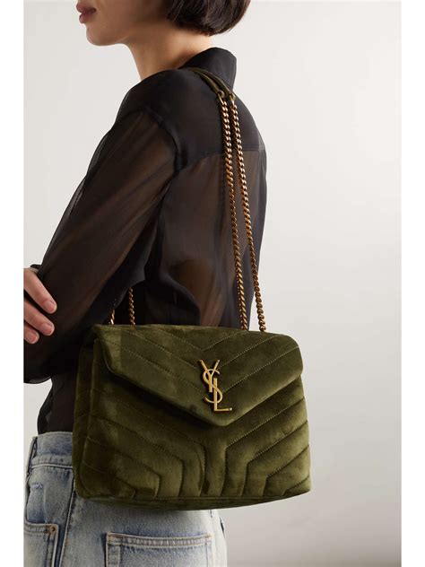 ysl loulou small suede|Loulou Small suede shoulder bag in brown .